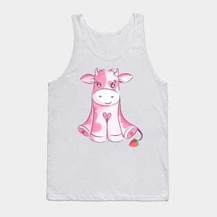 Strawberry Cow Tank Top